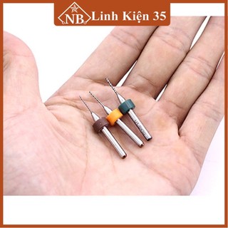 Combo 3 mũi khoan xoắn CNC (1 chiếc 0.6+1 chiếc 0.8+1 chiếc 1.0mm )