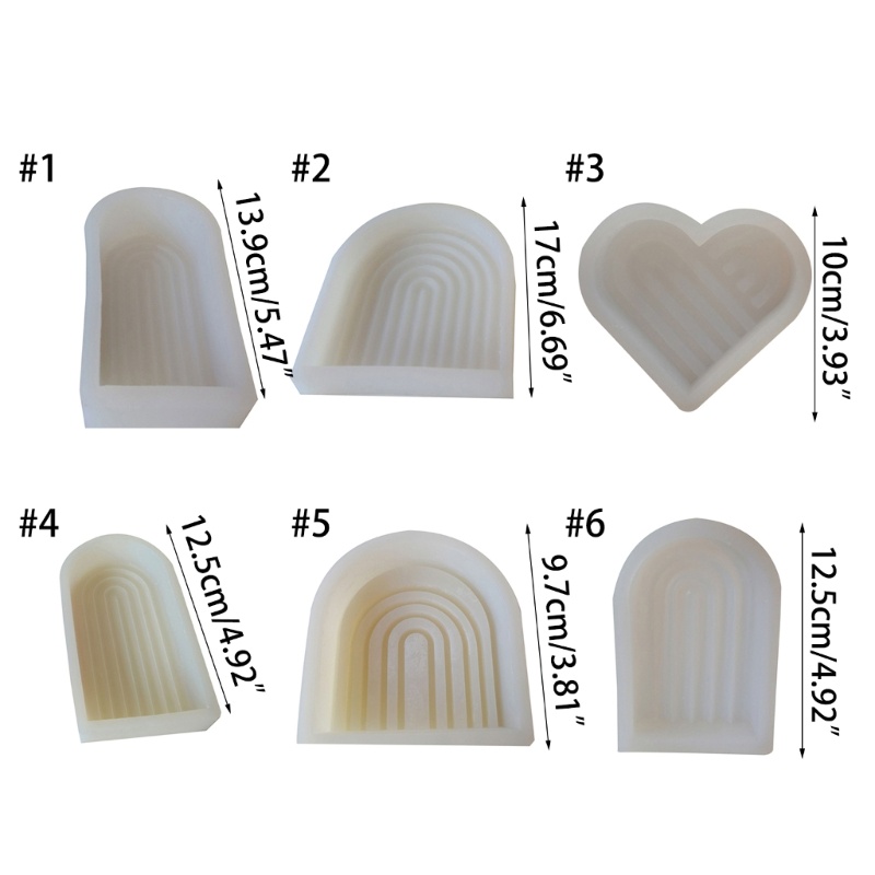 Khuôn Silicone Làm Nến Thủ Công DIY Trang Trí Nhà Ở