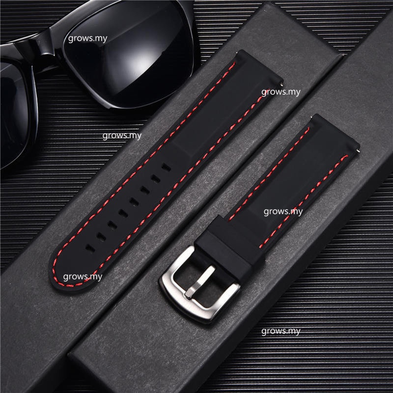 Dây Silicone Thay Thế Cho ĐồNg Hồ Đeo Tay Thông Minh 18mm,20mm,22mm,24mm