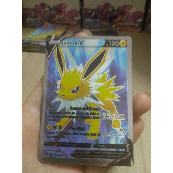 Thẻ bài Pokemon độc đáo thú vị không chính hãng V full art các dạng tiến hoá EEVEELUTIONS
