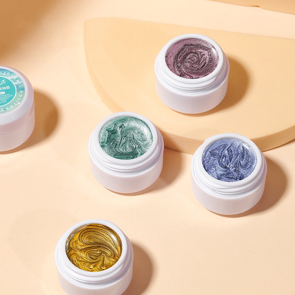 Gel Sơn Móng Tay 3D Nhanh Khô Hiệu Ứng Ánh Nhũ Lấp Lánh