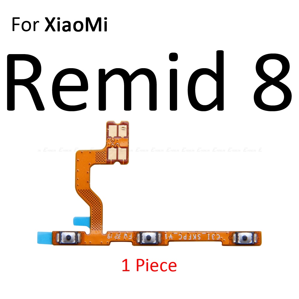 Mạch Nút Âm Lượng Cho Điện Thoại XiaoMi Redmi Note 8 7 6 Pro 8T 8A 7A 6A S2