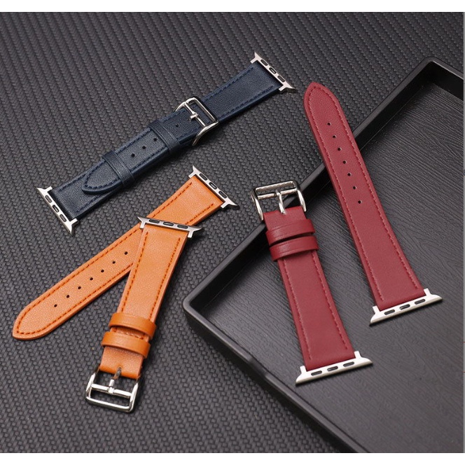 Dây Da AppWatch Thời Trang Sang Trọng Khóa Thép 316L Dành Cho Series SE 6 | 5 | 4 | 3 | 2 | 1