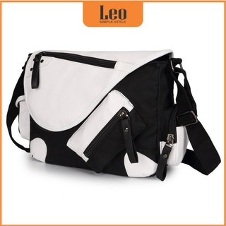 Túi đeo chéo leo casual bag nam nữ đựng ipad macbook t79