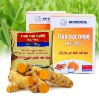 Tinh bột nghệ kc 05 hộp 500 gam