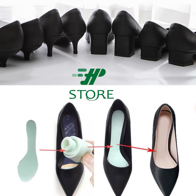 GIÀY MŨI VUÔNG- GÓT VUÔNG ĐỨNG  DA MỀM - CÔNG SỞ TIẾP VIÊN HÀNG KHÔNG NỮ HP STORE