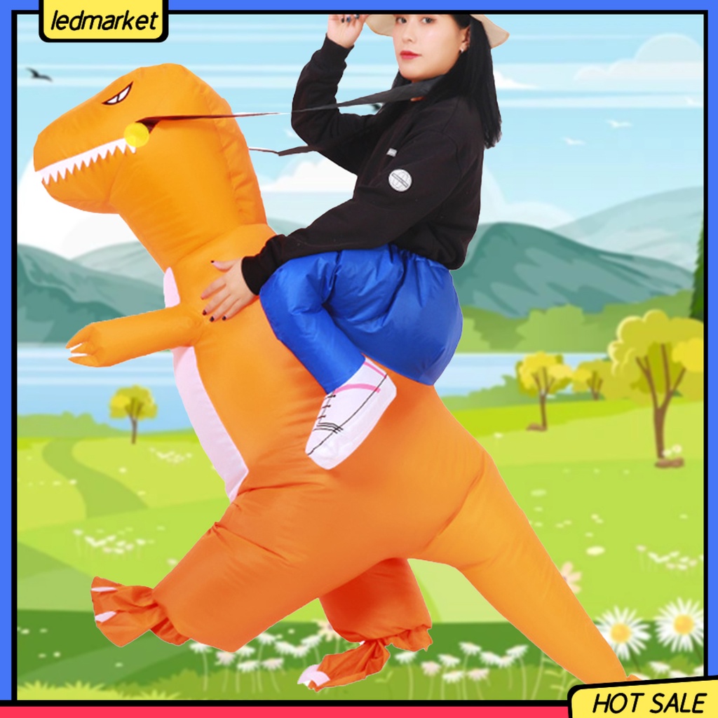 Đồ Bơm Hơi Hóa Trang Khủng Long Có Thể Bơm Phồng Cho Người Lớn Và Trẻ Em