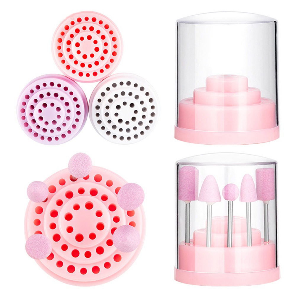 Giá Đỡ Đầu Mài Móng Tay 48 Lỗ Tiện Lợi