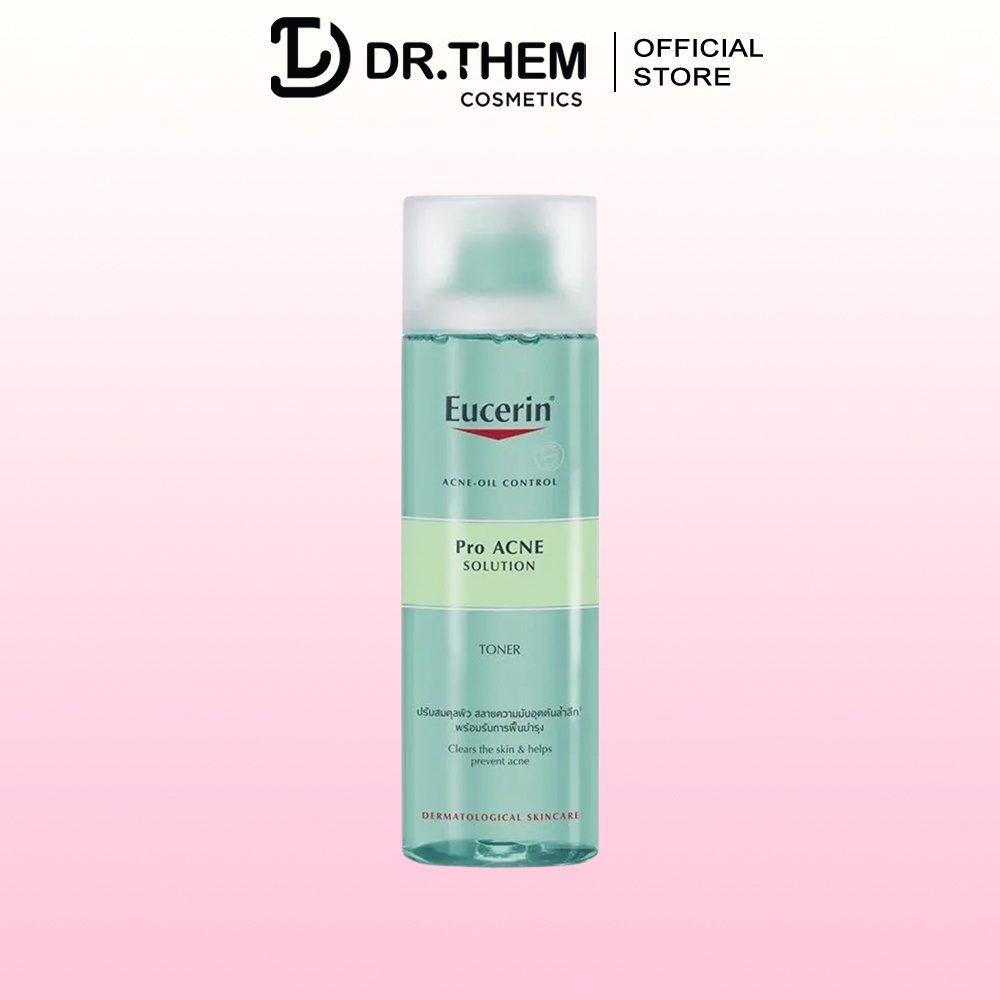 Nước Cân bằng Eucerin Pro Acne Solution Toner Dành Cho Da Dầu Mụn 200ml