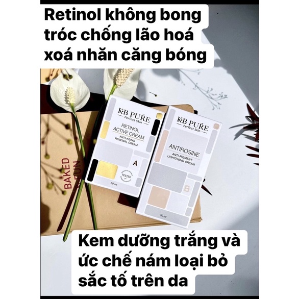 Kem ức chế nám mảng, dưỡng trắng da KB Pure Anti Rosine Cream