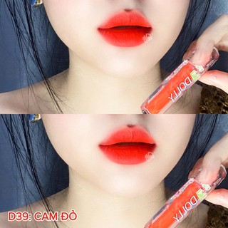 Son Kem Lì DOLLY DIAMOND VELVET [cam đỏ]