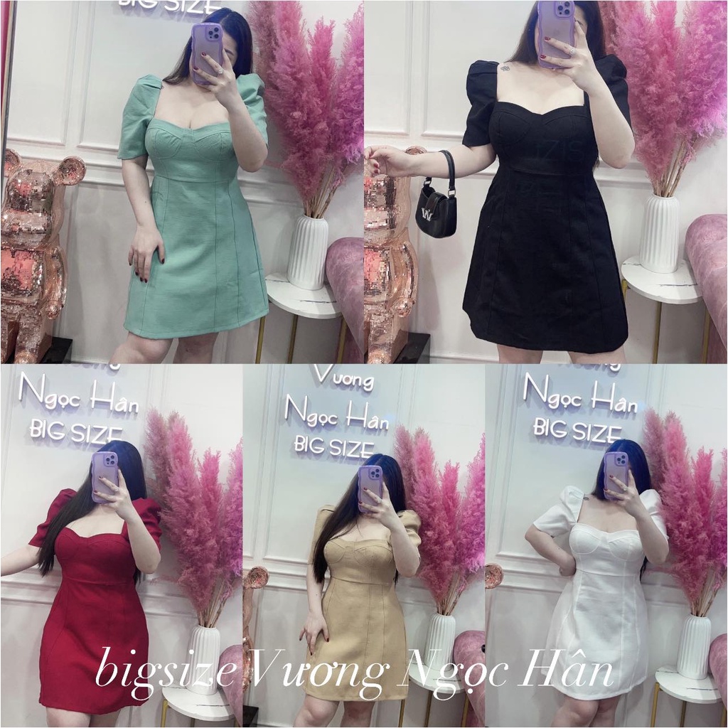 ĐẦM DẠ CÚP NGỰC BIGSIZE THIẾT KẾ VƯƠNG NGỌC HÂN