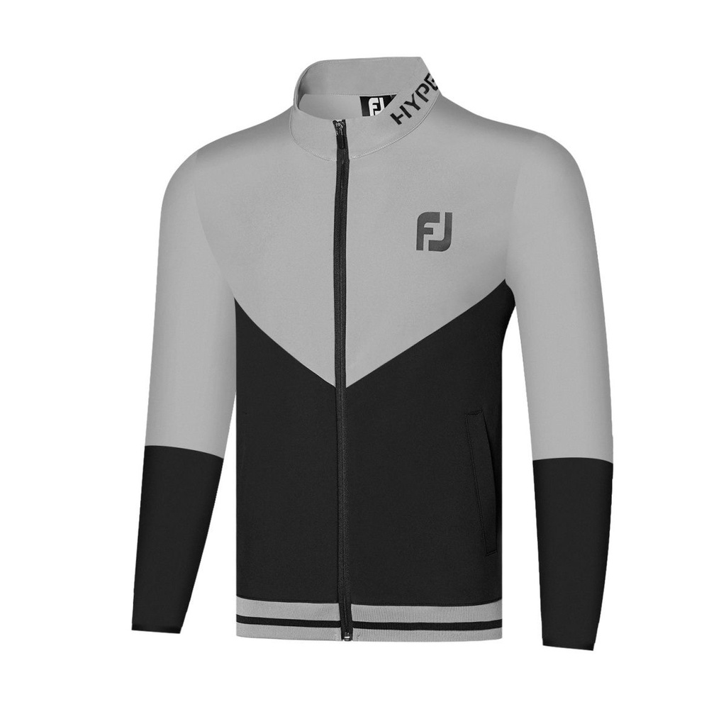 Áo Khoác Thể Thao Phối Khóa Kéo Phối Màu Đen Trắng Thời Trang Thu Đông 2022 Cá Tính Cho Nam