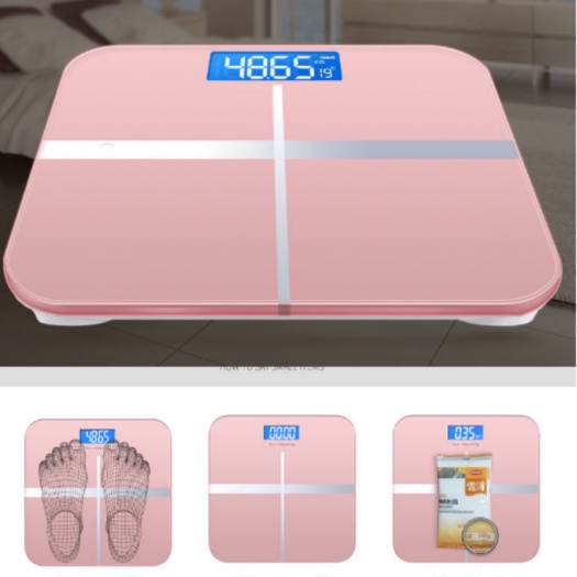 Cân Sức Khỏe Điện Tử Thông Minh - Cân Điện Tử Chữ Thập Kính Cường Lực Bảo Hành 12 Tháng