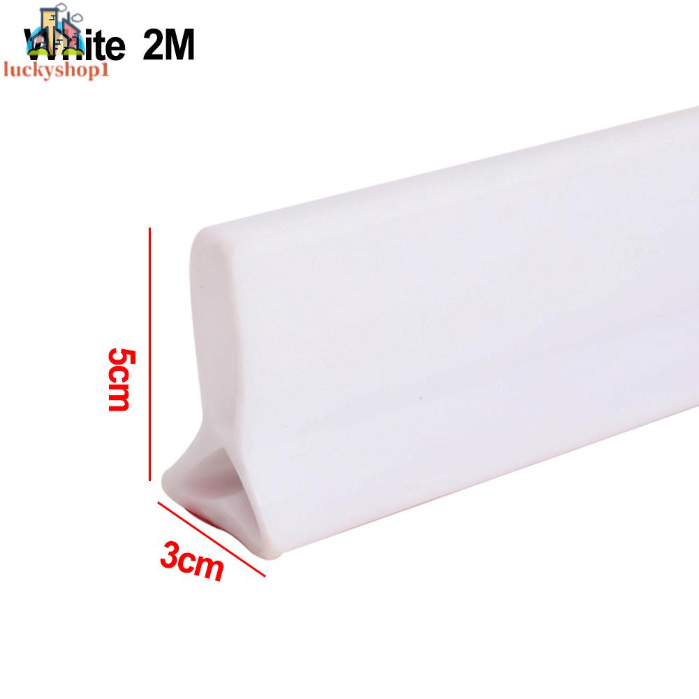 Tình yêu chiều cao 5 cm * chiều rộng 3 cm chặn nước dải Phòng tắm cách ly chống trượt silicone nước chặn nhà vệ sinh ẩm ướt khô tách nhà bếp rửa chén ngăn cách không thấm nước, thuận tiện khô