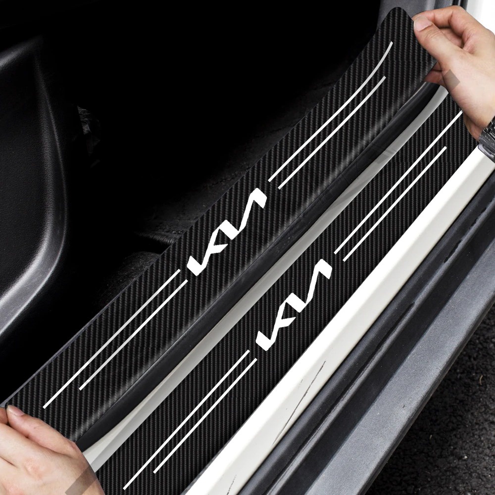 Nẹp Cửa Dán Vân Carbon Chống Trầy Xước Bảo Vệ Xe Ô Tô