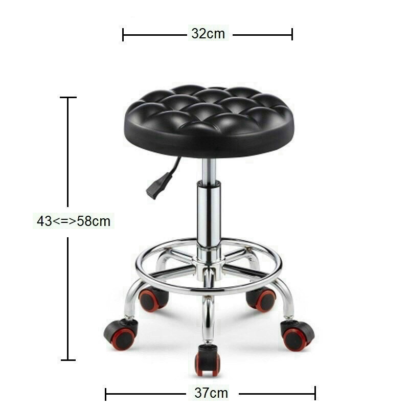 Ghế xoay nâng hạ, có múi dùng trong spa, phun xăm