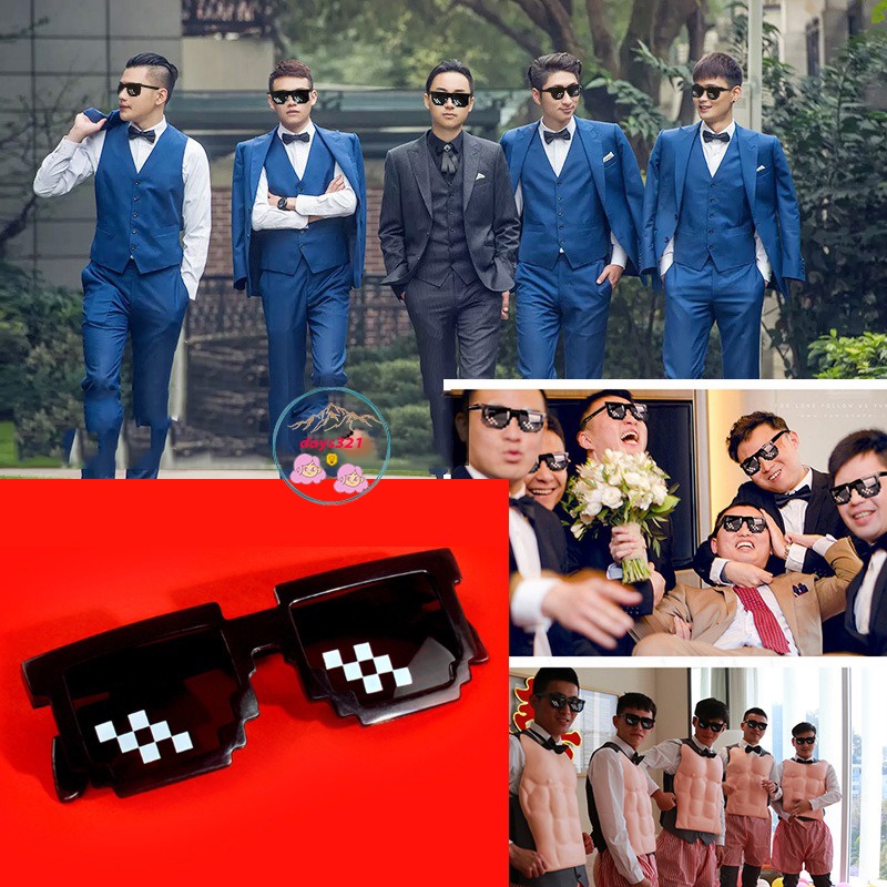 Kính Thug Life Loại 6 chấm VUÔNG - Mẫu mới Hot Trend