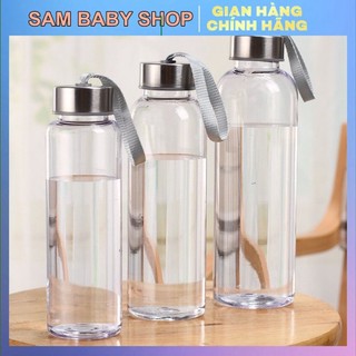 Chai thủy tinh nắp dây xách 300ml, 500ml, chai đựng nước thủy tinh có dây xách