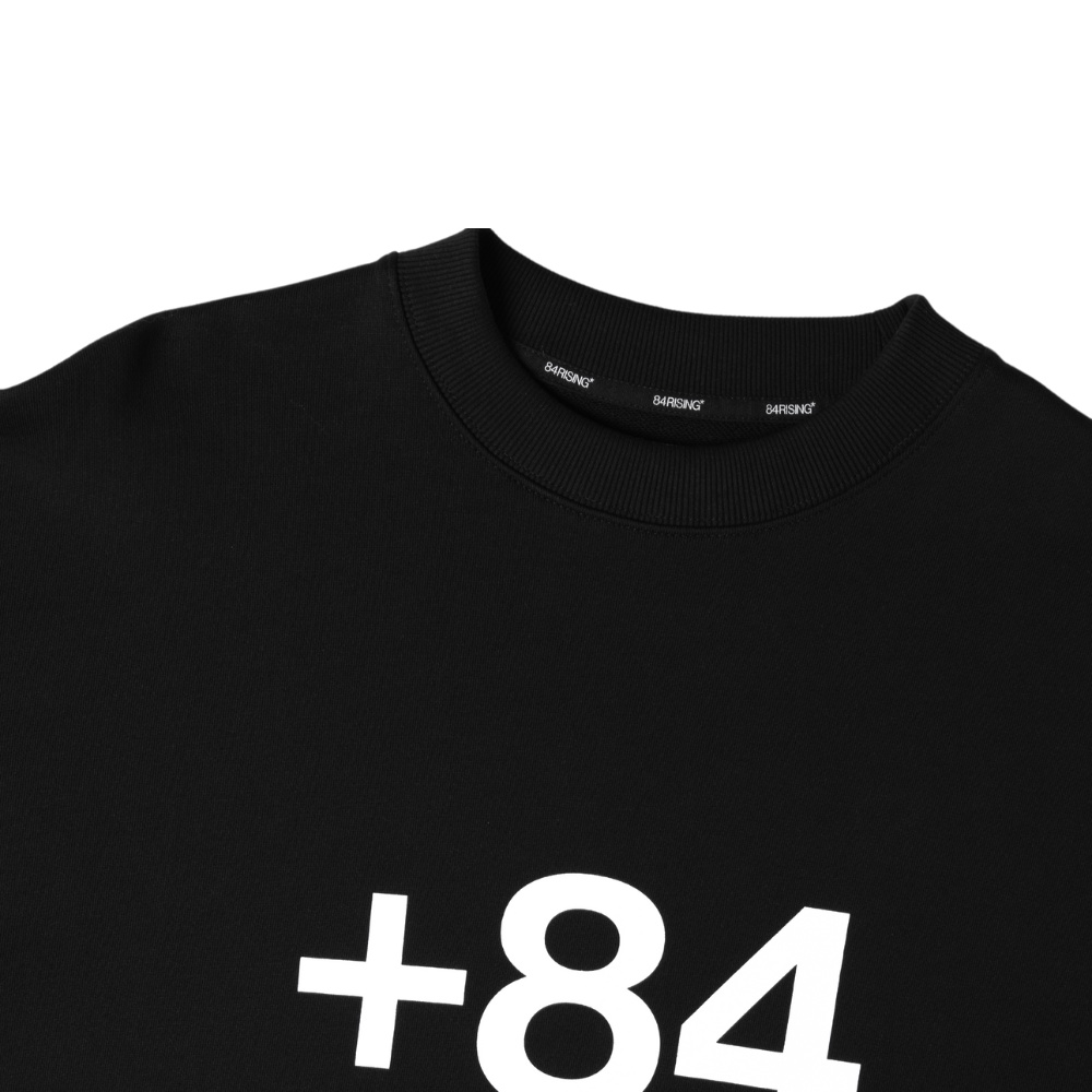 Áo nỉ Sweater Oversize +84 LOGO - thương hiệu 84RISING