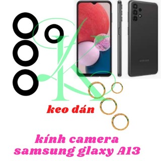 Mặt kính camera SM A13 sẵn keo dán
