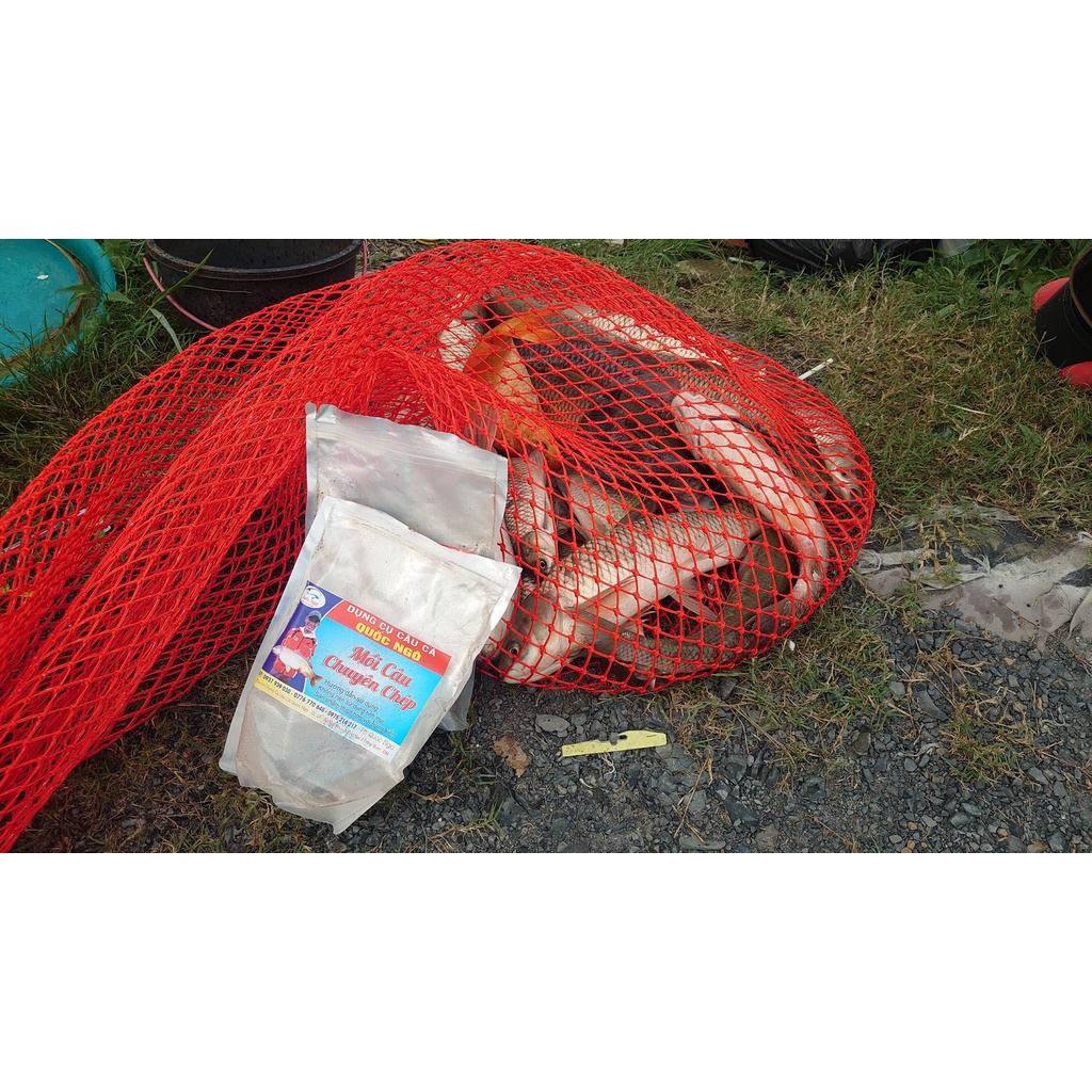 Cám câu cá chuyên chép Quốc Ngô trọng lượng 1kg