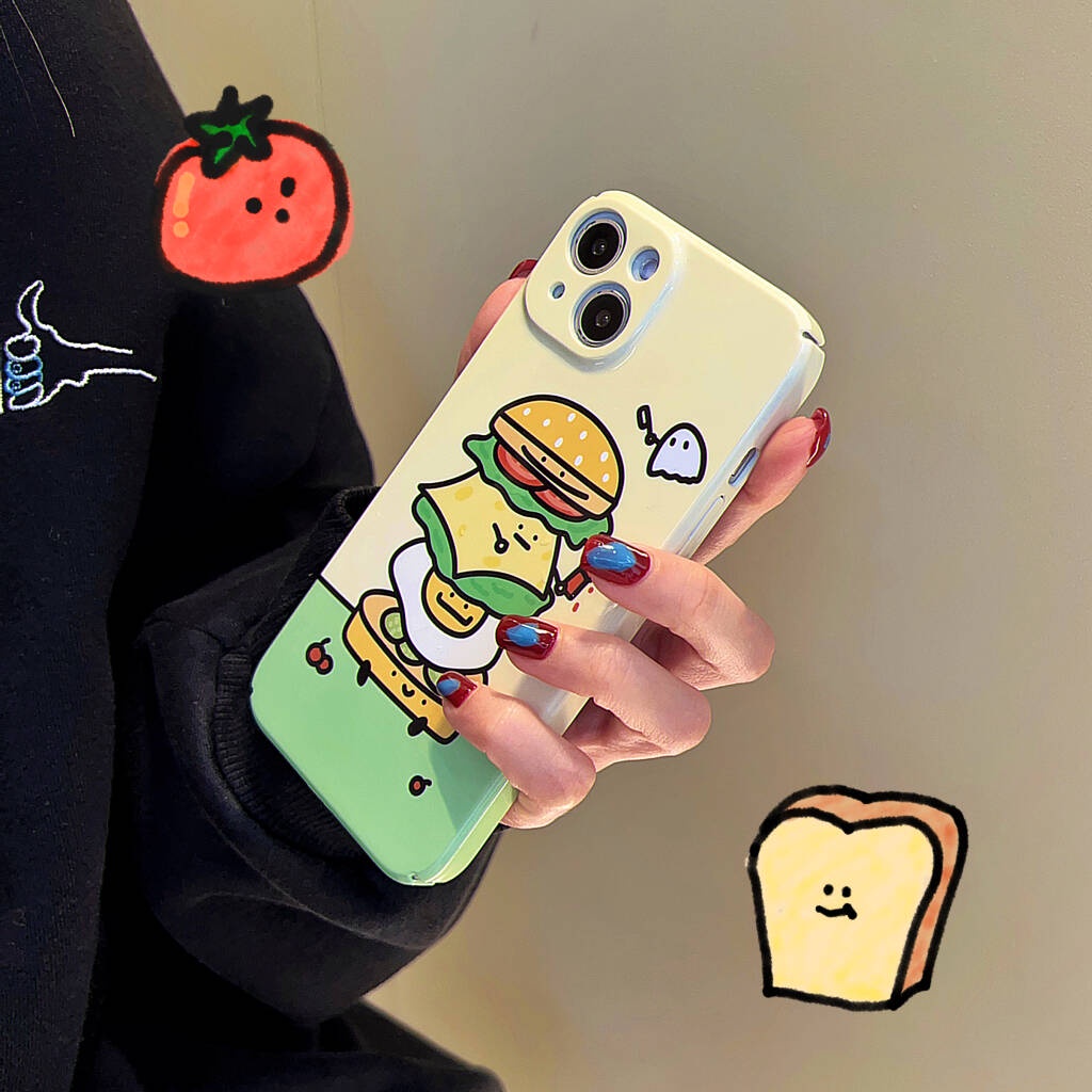 Casing Hard Compatible with Apple IPhone 11 11ProMax 12 12Pro 12ProMax 13 13Pro 13ProMax 14 14Pro 14plus 14ProMax Monster Pattern Cover