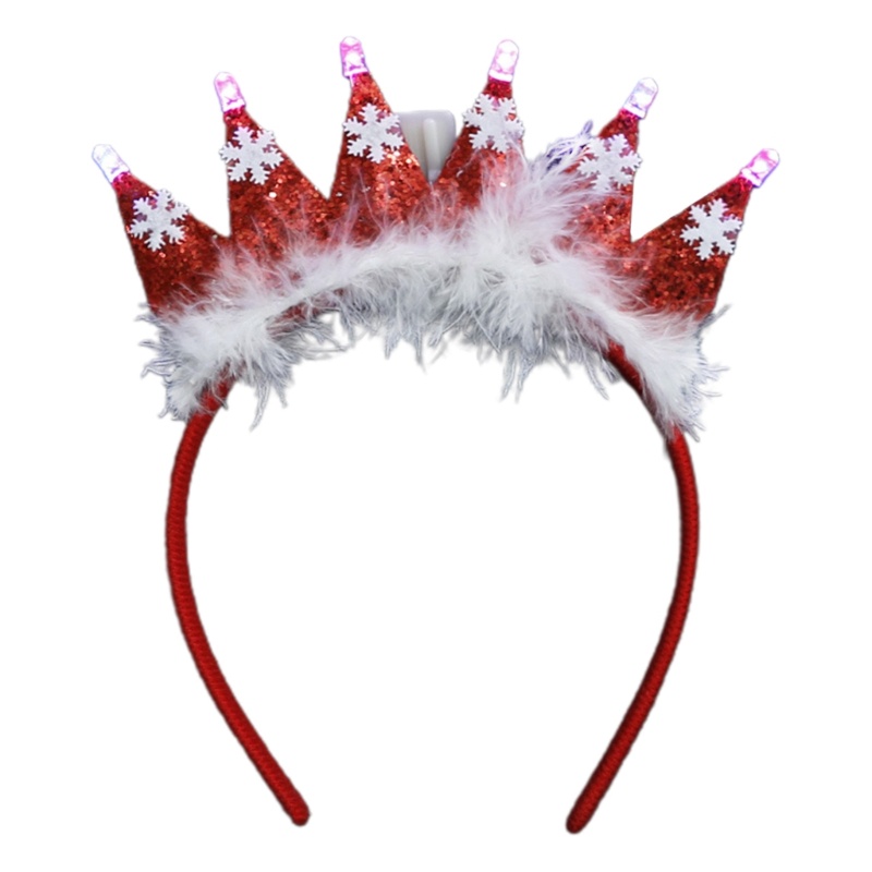 Cài Tóc Đèn Led Lấp Lánh Phong Cách Giáng Sinh