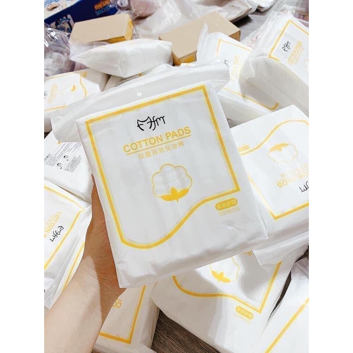 (HCM) Bông Tẩy Trang 22 Miếng Hàng Chính Hãng Nhập Khẩu, Bông Loại 1 không bở