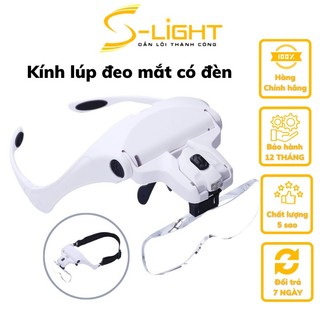 Kính lúp đeo mắt có đèn 9892b2 5 độ phóng đại 1x, 1.5x, 2x, 2.5 x, 3.5x