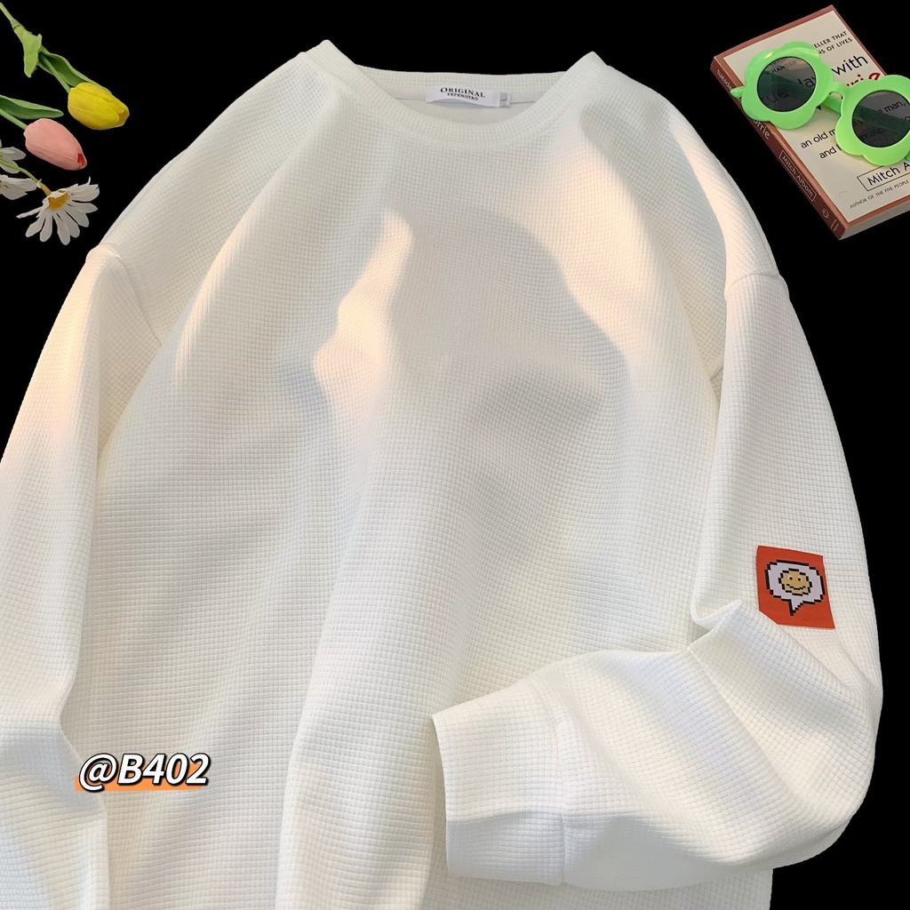 Áo Sweater Cổ Tròn Tay Dài Dáng Rộng Phong Cách Thời Trang Hàn Quốc 2022