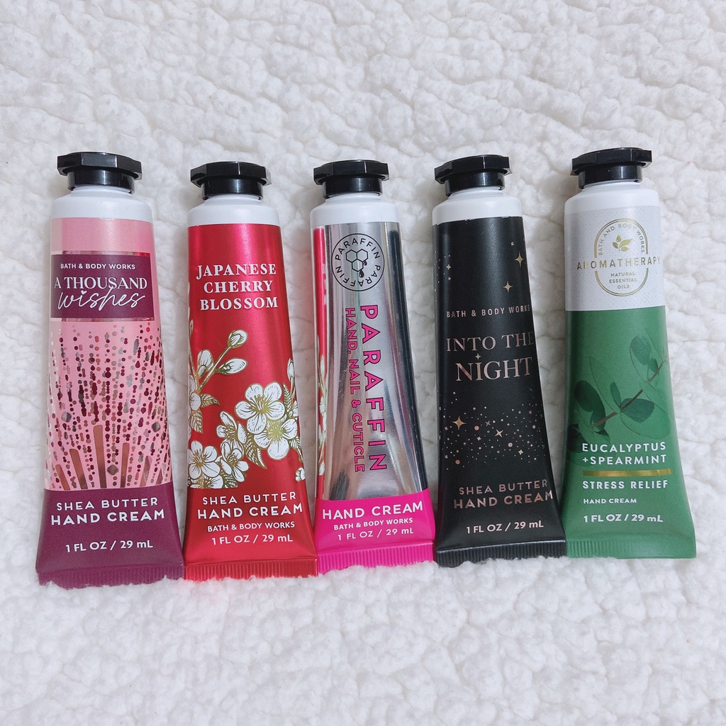 Spearmint Into The Night Japanese A Thousand Wishes Kem Dưỡng Da Tay Bath and Body Works Shea Butter Hand Cream 29ml