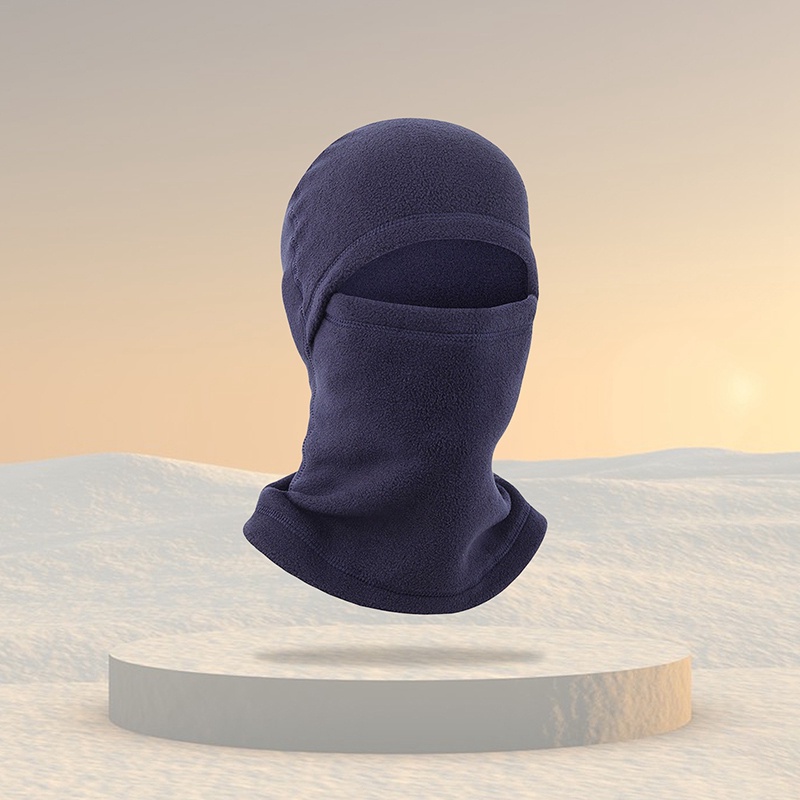 Winter Outdoor Cycling Polar Coral Fleece Balaclava Caps Men Face Cover Neck Warmer Beanies Head Cover Tactical Military Hats Sports Scarf Ski Caps