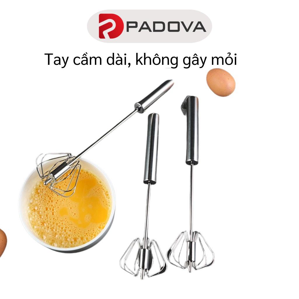 Dụng Cụ Cây Phới Lồng Đánh Trứng, Trộn Bột Động Năng Có Trục Lò Xo PADOVA 8209