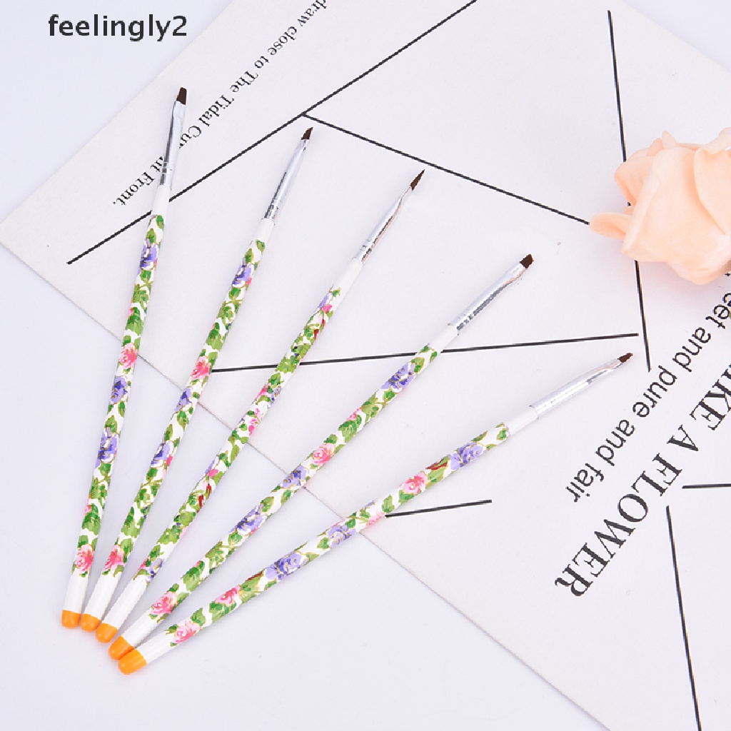 Set 5 Cọ Vẽ Trang Trí Móng Tay Nghệ Thuật Chuyên Nghiệp