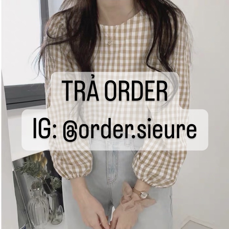 (Trả order) Áo sơ mi Hàn Quốc