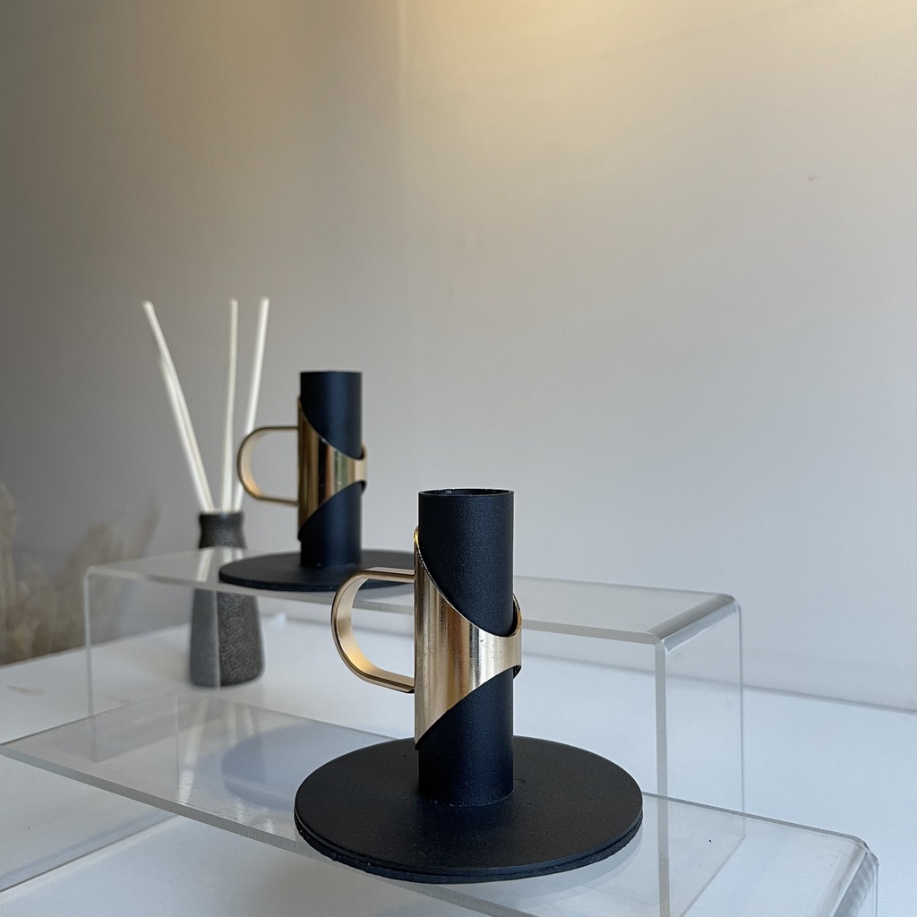 Chân nến cốc có tay cầm trang trí decor bàn tiệc, lễ cưới, khách sạn