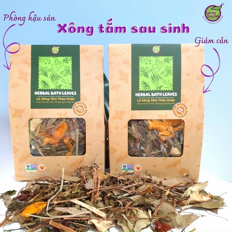 Combo 3 Hộp Lá xông tắm thảo dược Cung Đình - phục hồi sức khỏe sau sinh - Bảo nhiên / Làm Đẹp Cung Đình (Việt Nam)