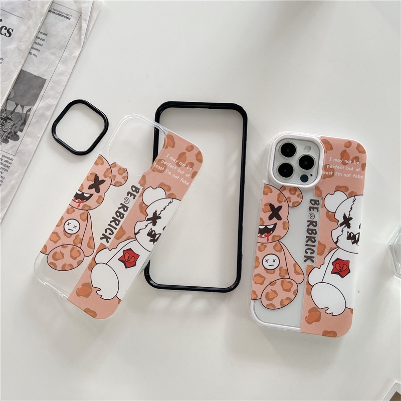 Ốp Điện Thoại PC + Mềm 3 Trong 1 Cho iPhone 7Plus 8 6 6s Plus X XS Max XR 11 12 Pro Max 13 Pro Max 13 14 Pro Max