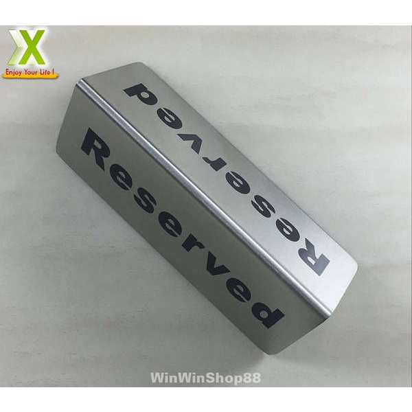 Biển đặt bàn Reserved bằng inox 1304