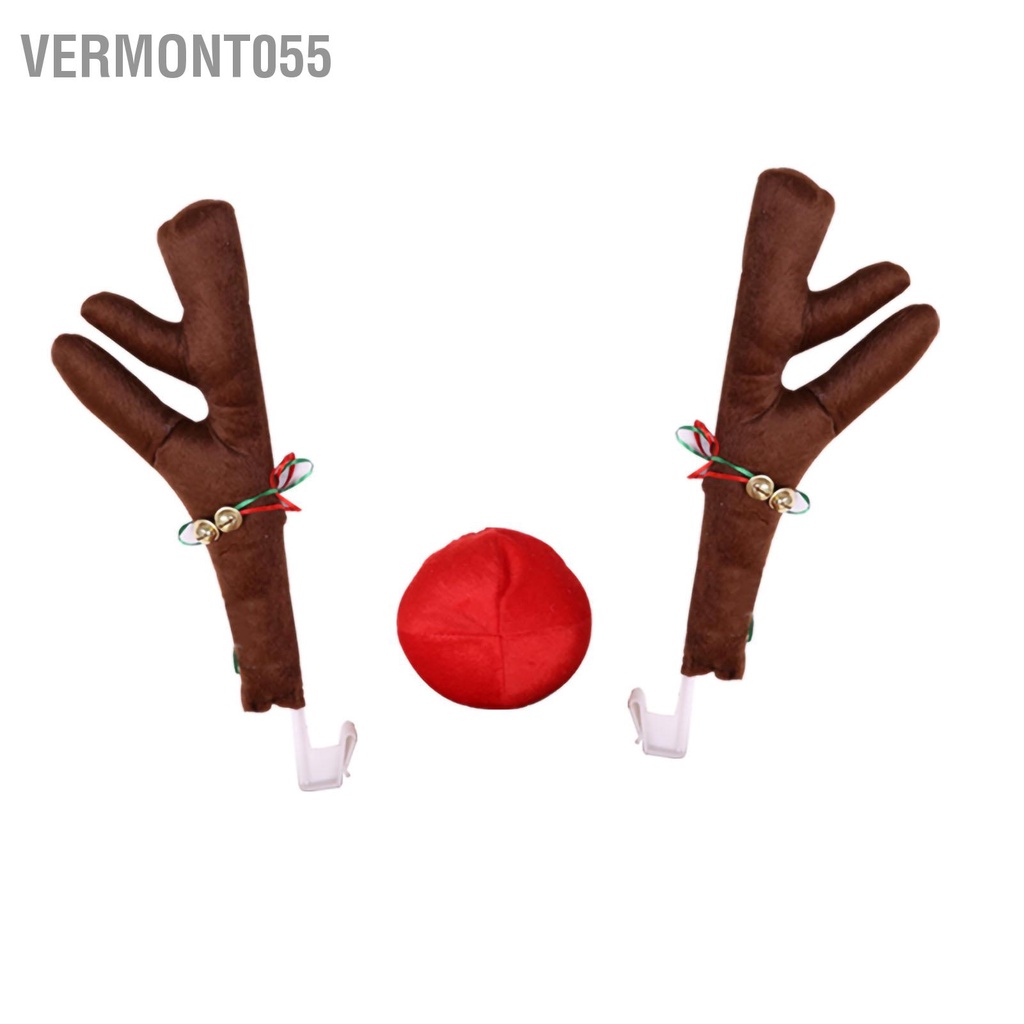 Có thể bán buôn Xe Gạc Tuần Lộc Bộ Mũi Ngộ Nghĩnh Dễ Thương Có Chuông Cho Giáng Sinh Trang Trí Hơi Vermont055 Hàng giao ngay