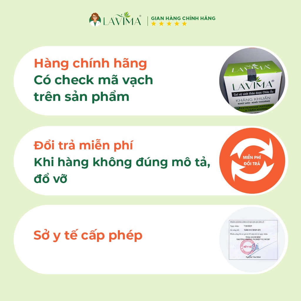 Combo Liệu Trình 1 Tháng - Bộ Sản Phẩm Phụ Khoa LAVIMA Cho Tác Động Tối Đa