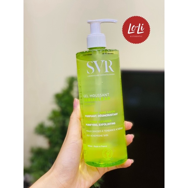 Sữa Rửa Mặt SVR Sebiaclear Gel Moussant Mẫu Mới 400ML