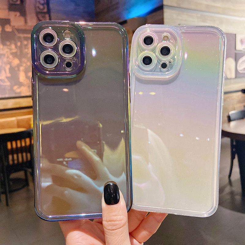 Ốp Điện Thoại Dẻo Trong Suốt Họa Tiết Bầu Trời Đầy Sao Cho iPhone 14 13 12 11 Pro Max XS XR X