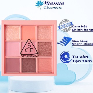  Bảng Phấn Mắt 9 Ô 3CE MULTI EYE COLOR PALETTE BEACH MUSE Tone Hồng Đất Pha Cam Tinh Tế  CHUẨN CHÍNH HÃNG  