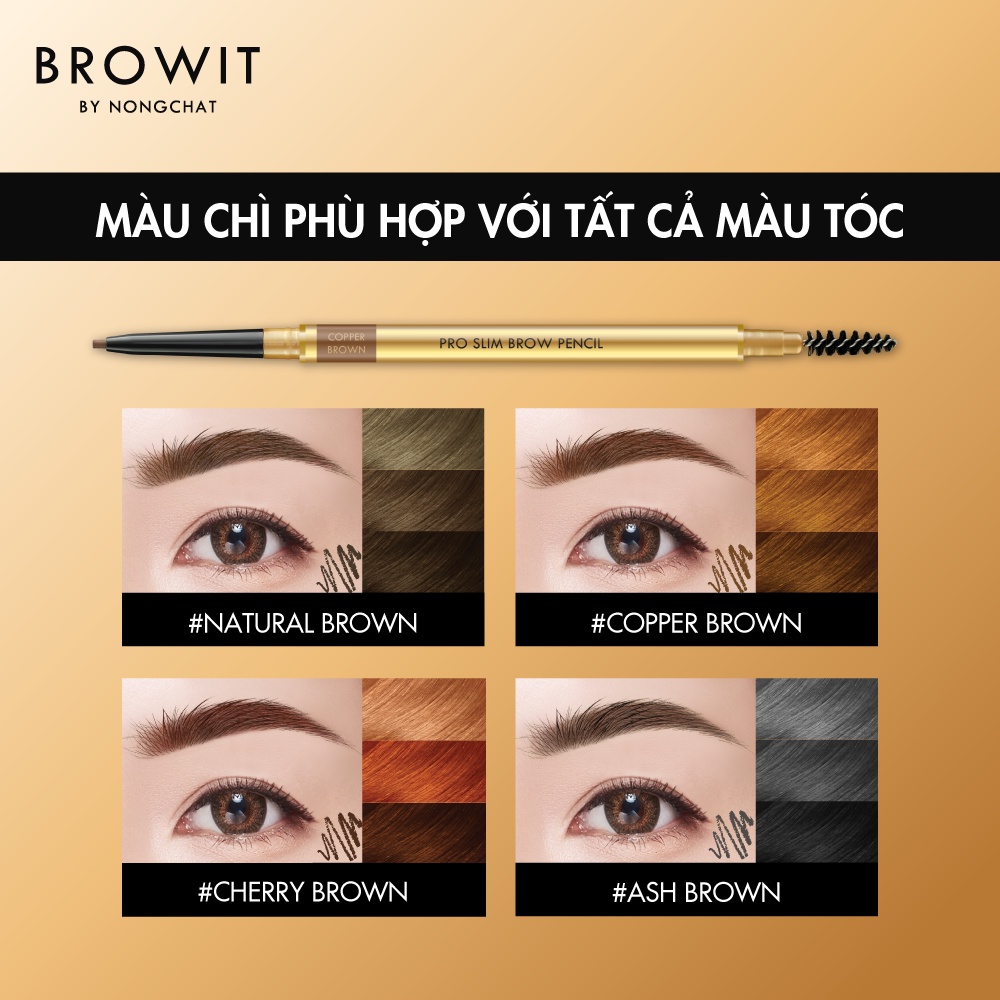 Chì Kẻ Mày Siêu Mảnh Browit Pro Slim Brow Pencil 0.06g