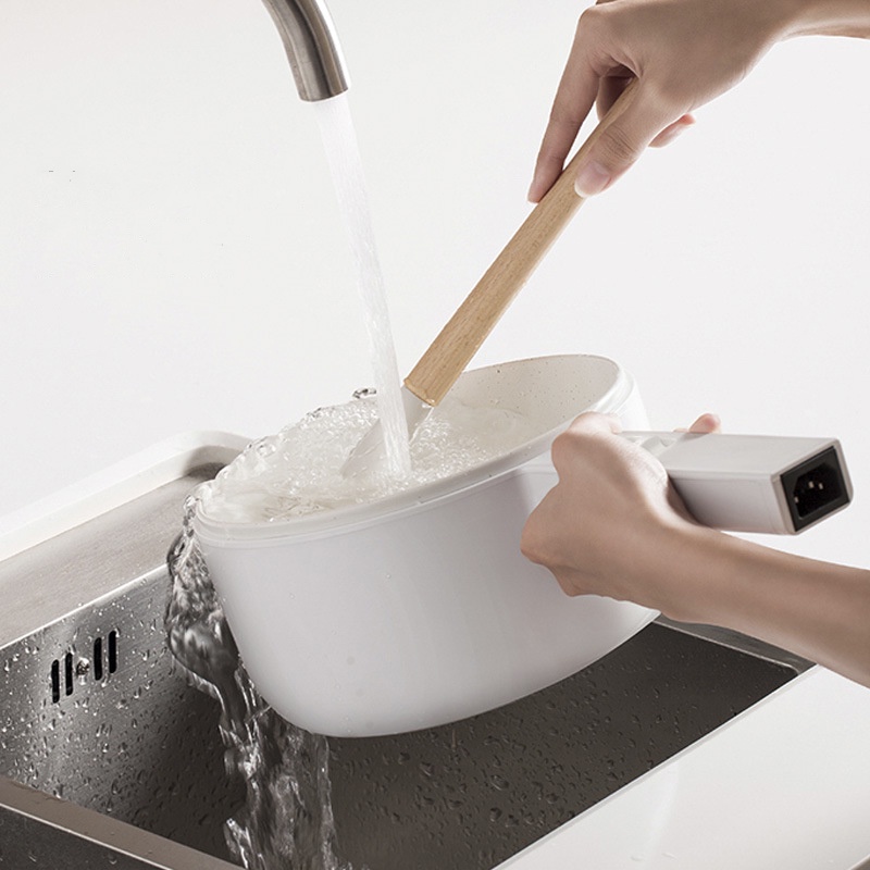 Nồi hấp điện lẩu điện Perfect PF-M3 tay cầm dài đa năng nhỏ chống dính điều chỉnh nhiệt độ hai tốc độ bếp nấu