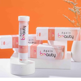 Viên sủi làm trắng, trẻ hóa da, mờ nám, chống lão hóa again beauty - hộp 20 viên