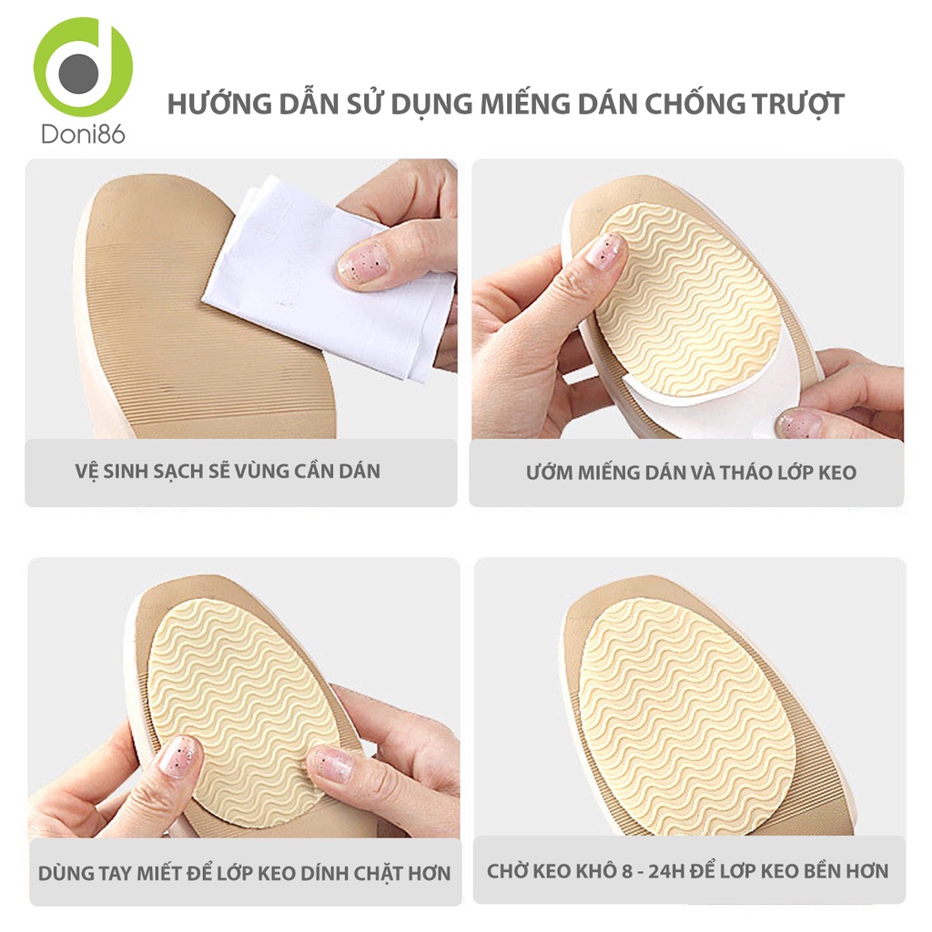Bộ lót giày giảm ma sát, nhỏ gọn tiện lợi, phù hợp cho mọi kiểu giày - Doni - DOPK290