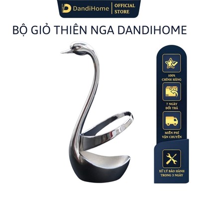 Giỏ thiên nga đựng thìa nĩa nhỏ cao cấp DandiHome